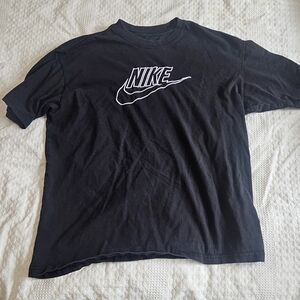 Nike Black Sweatshirt with White Logo